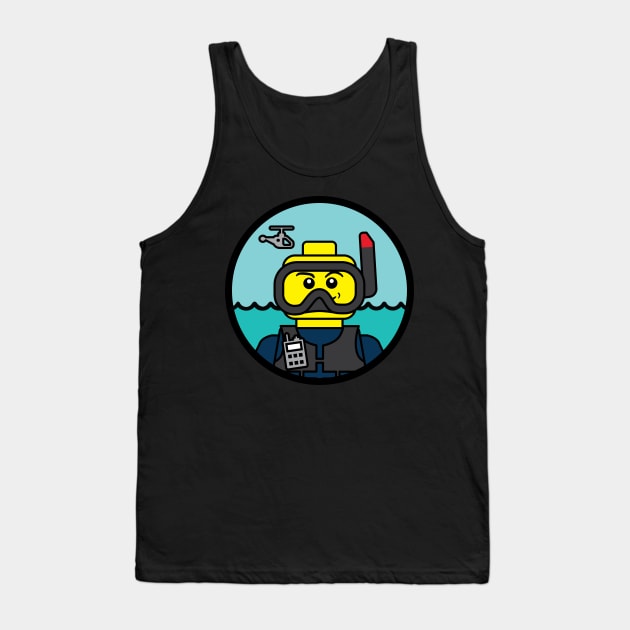 Mini Rescue Swimmer Tank Top by aircrewsupplyco